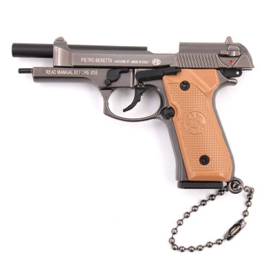 Llavero BH pistola B92F 7,5cm negro/marron