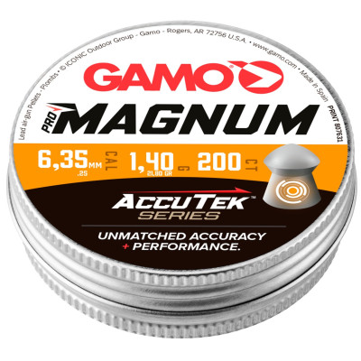 Perdigon Pro-magnum Metal 200 6,35 Accutek