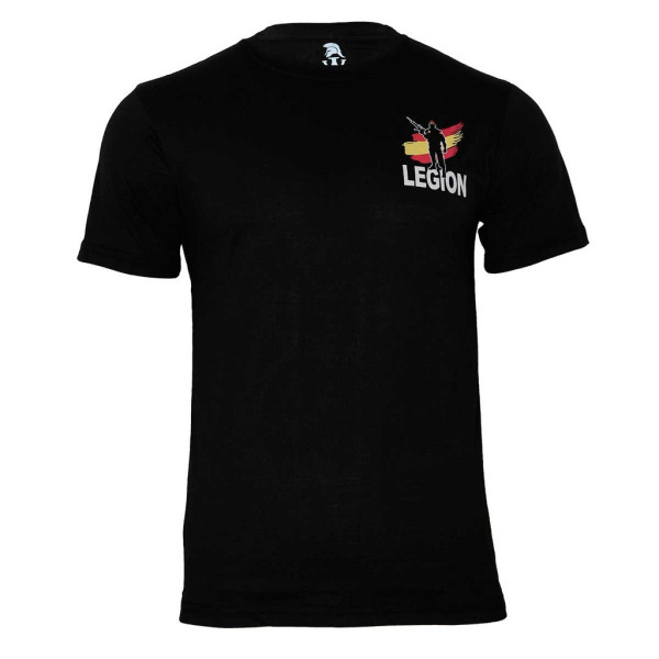 Camiseta legion silueta negra