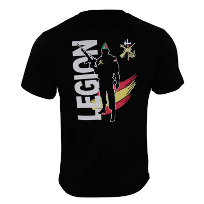Camiseta legion silueta negra