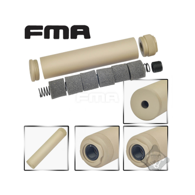 Silenciador SPECTER tan 38x228,6mm
