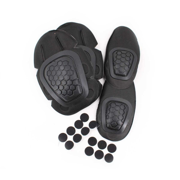 Rodilleras y coderas negras immortal sigma