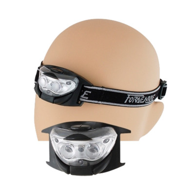 Linterna frontal immortal led rojo negro