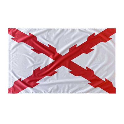 Bandera borgoña raso 150x90 blanca/roja