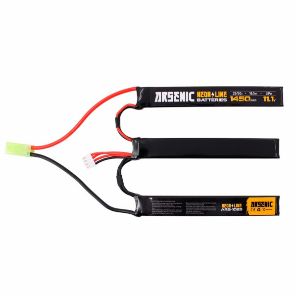 Bateria 11,1v 1450mah 25C 3 stick