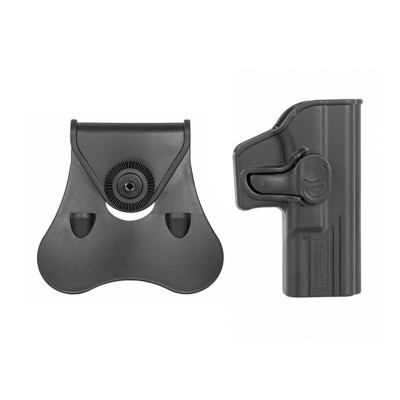 Funda rigida Glock 19 negra amomax