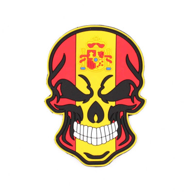 Parche 3D constitucion españa calavera