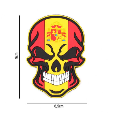 Parche 3D constitucion españa calavera