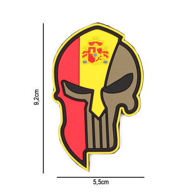 Parche 3D punisher Casco espartano españa