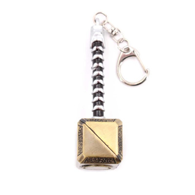 Llavero martillo thr dorado