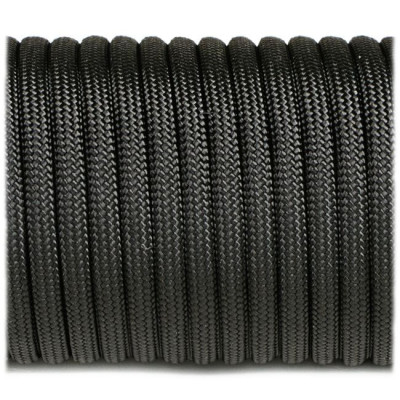 Paracord type III 550 negro 30m
