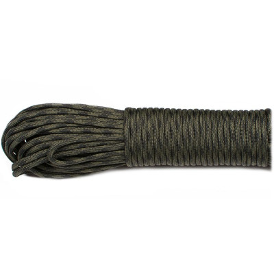 Paracord type III 550 black forest 30m