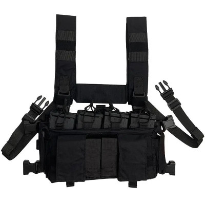 Conquer Multi Chest Rig Estilo Negro