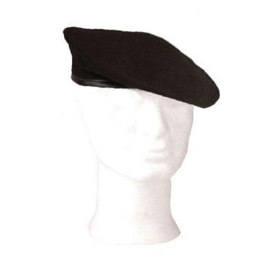 Boina francesa parachute negra 58