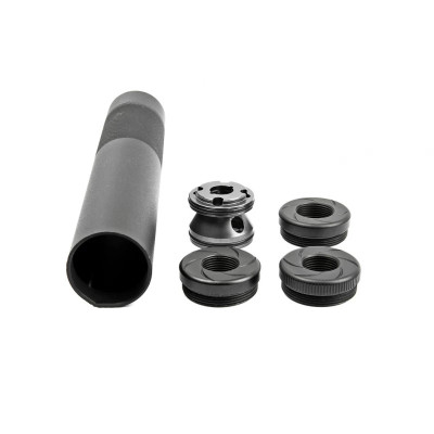 Silenciador MOCK 135 x 30mm short negro