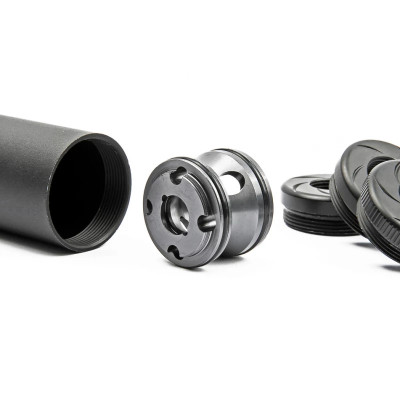 Silenciador MOCK 135 x 30mm short negro