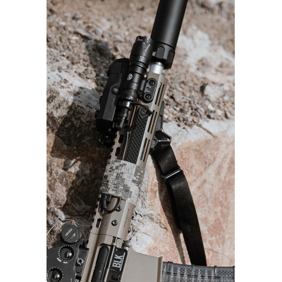 Hand stop triangular negro m-lok/keymod