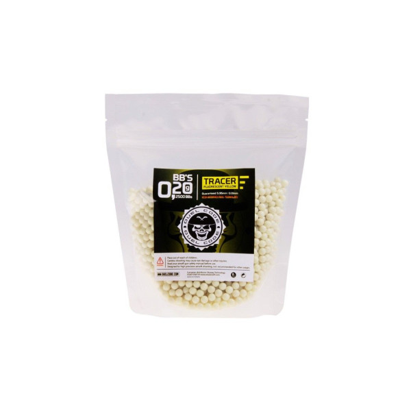 Bolas 0,20g 2500BBs Trazadoras Amarillo