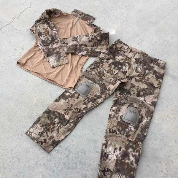 Uniforme Completo DELUXE Combat HIGHLANDER con rodilleras