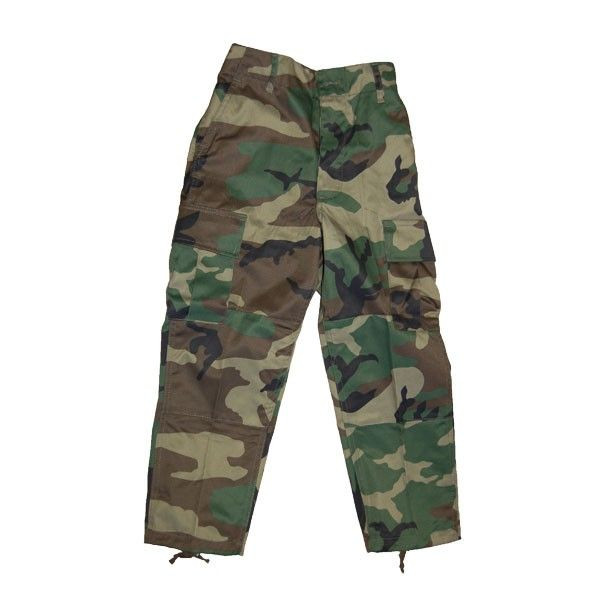Pantalon US BDU Woodland Niño