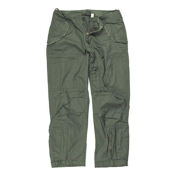 Pantalon prelavado Verde