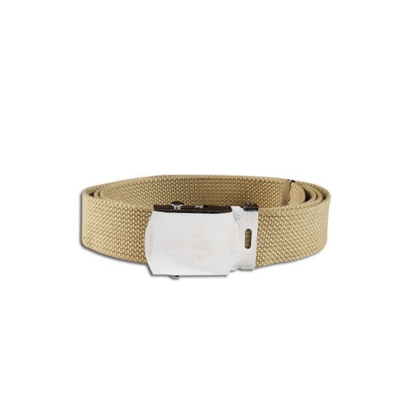 Cinturon estrecho liso BEIGE